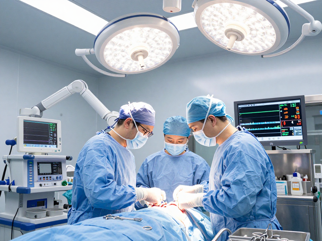Thoracic surgery UAE highlights innovative techniques and a skilled surgical team in a modern operating room.