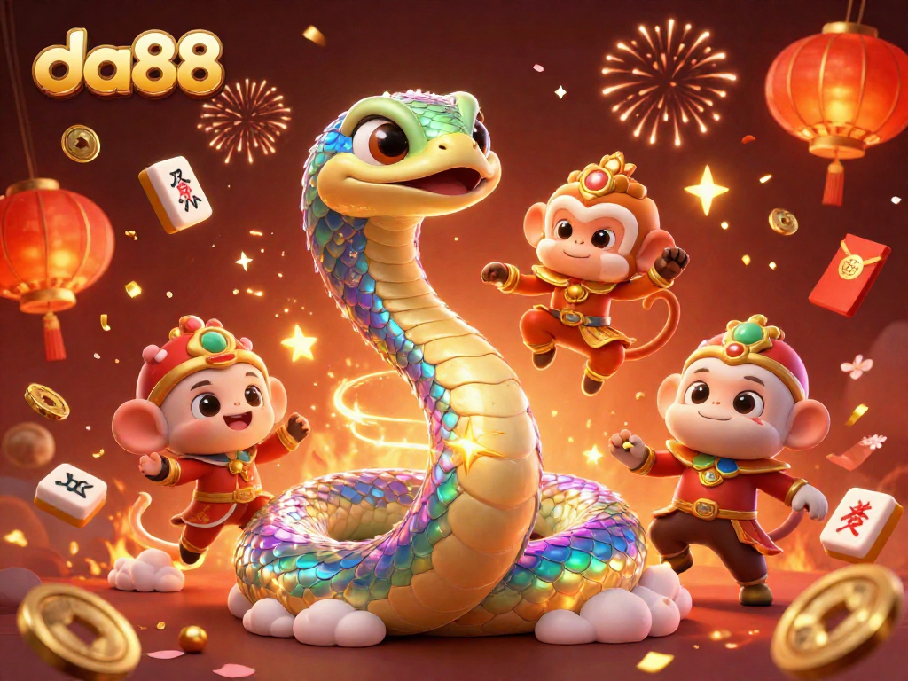 Engage with da88 by spinning vibrant 3D casino elements and characters in an enticing celebration.