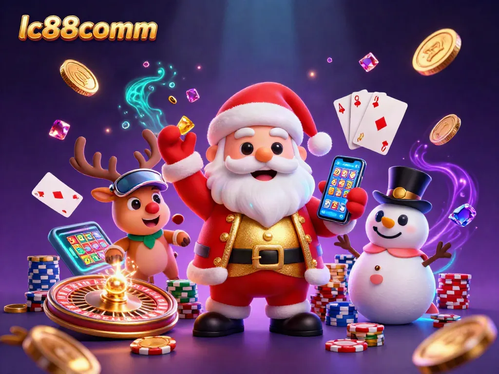 Win lucrative jackpots at lc88comm with Santa Claus, his reindeer dealer, and sparkling gems.