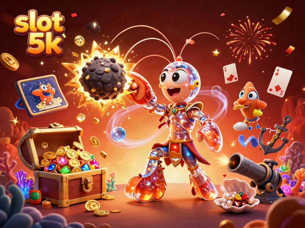 Experience thrilling entries to slot depo 5k with an explosion of jewels and vibrant characters in a detailed 3D adventure.