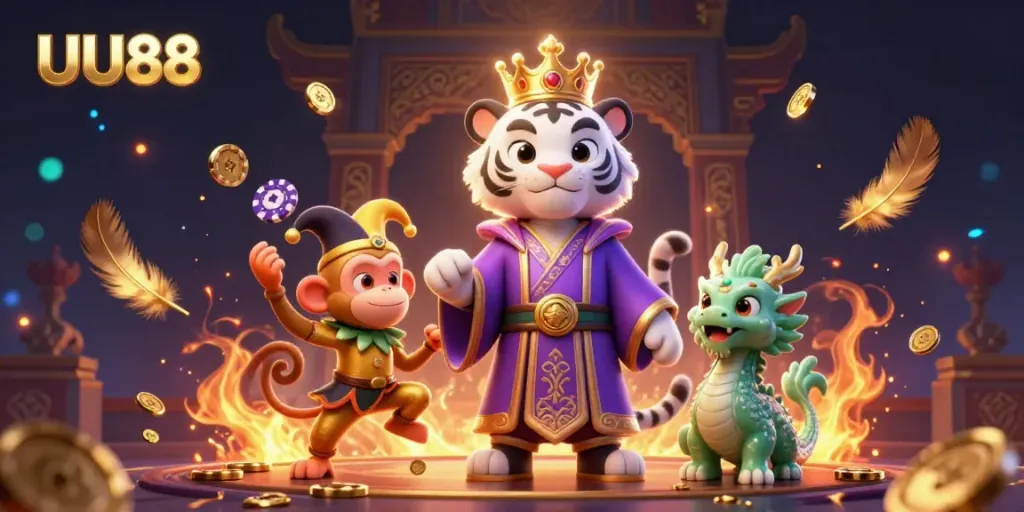 Experience thrilling entertainment with powerful characters in the UU88 casino world, showcasing vibrant gaming elements.