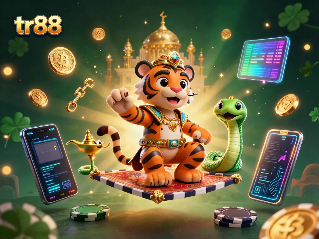 Experience interactive gaming magic at TR88 with an Arabian Nights theme featuring casino elements.